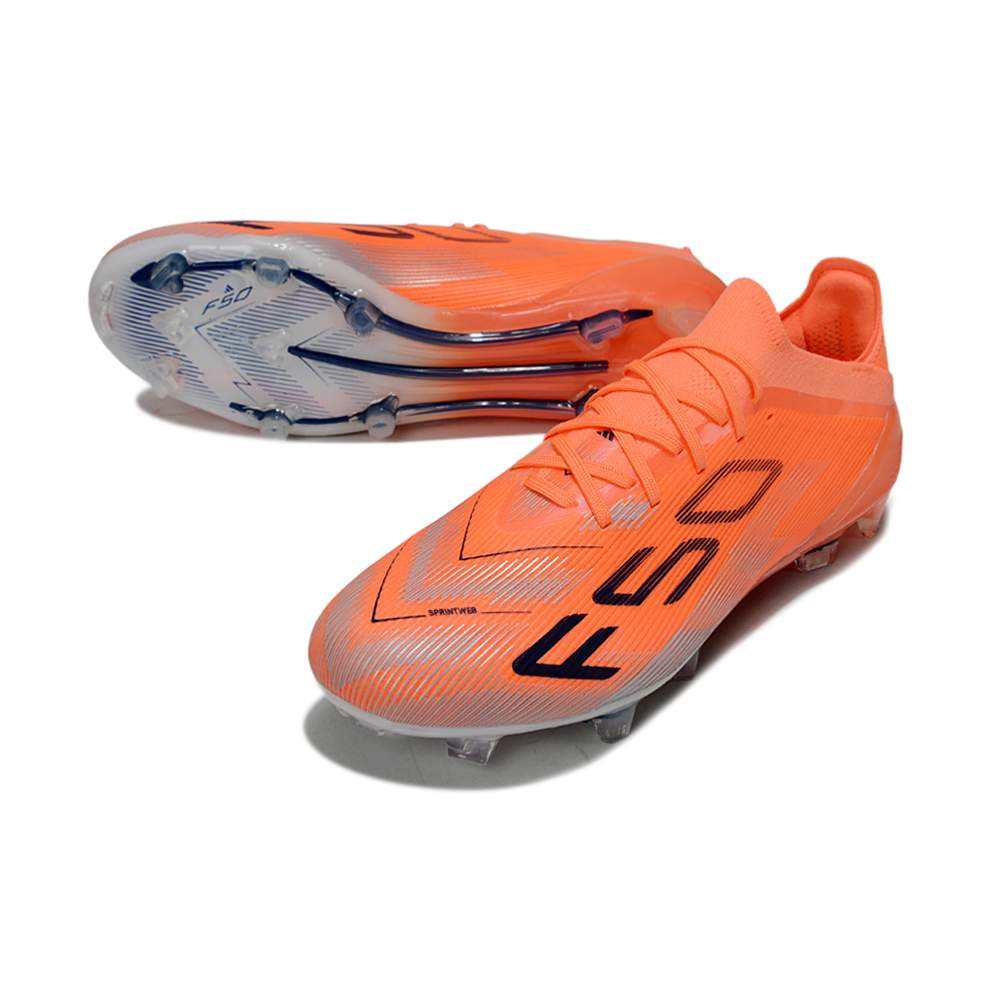 Chuteira Campo Adidas F50 FG Laranja e Cinza