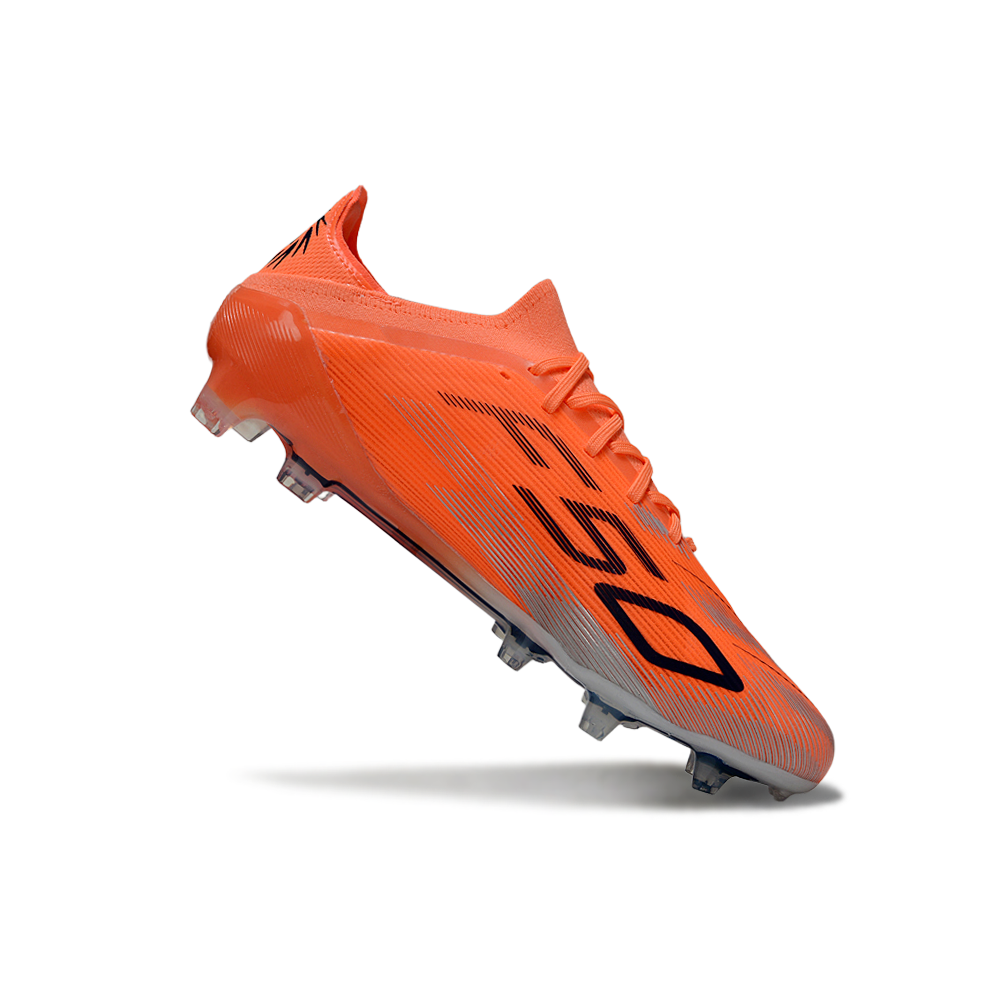 Chuteira Campo Adidas F50 FG Laranja e Cinza