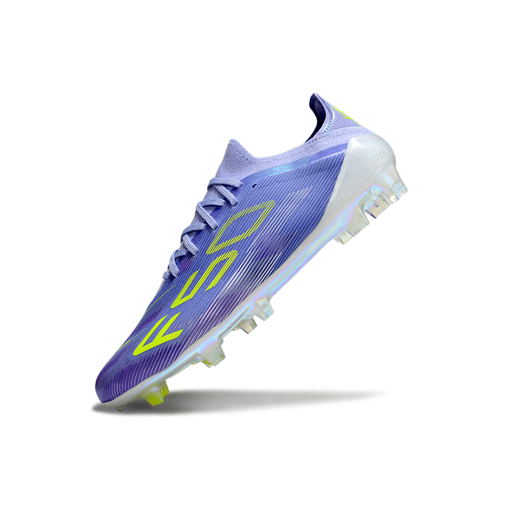 Chuteira Campo Adidas F50 FG Roxo e Verde
