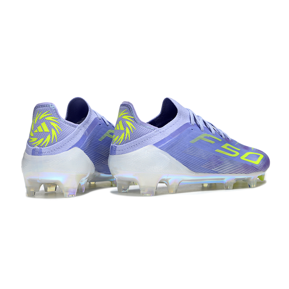 Chuteira Campo Adidas F50 FG Roxo e Verde