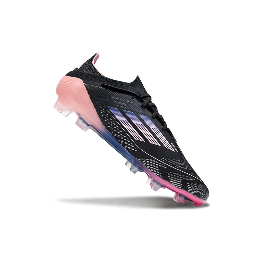 Chuteira Campo Adidas F50 FG Preto e Rosa