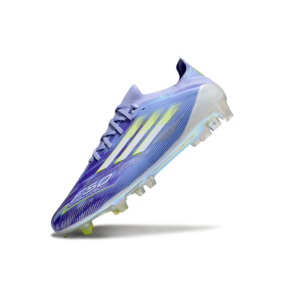 Chuteira Campo Adidas F50 FG Roxo e Verde