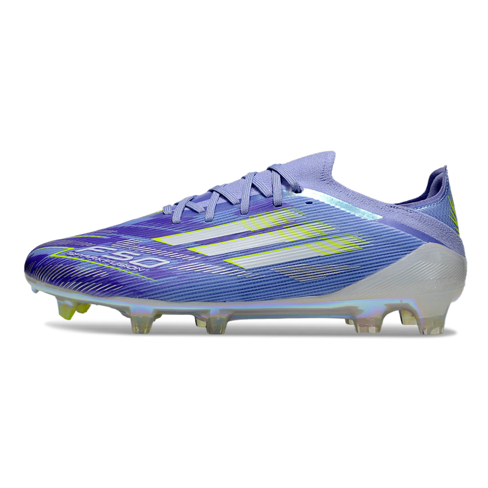 Chuteira Campo Adidas F50 FG Roxo e Verde