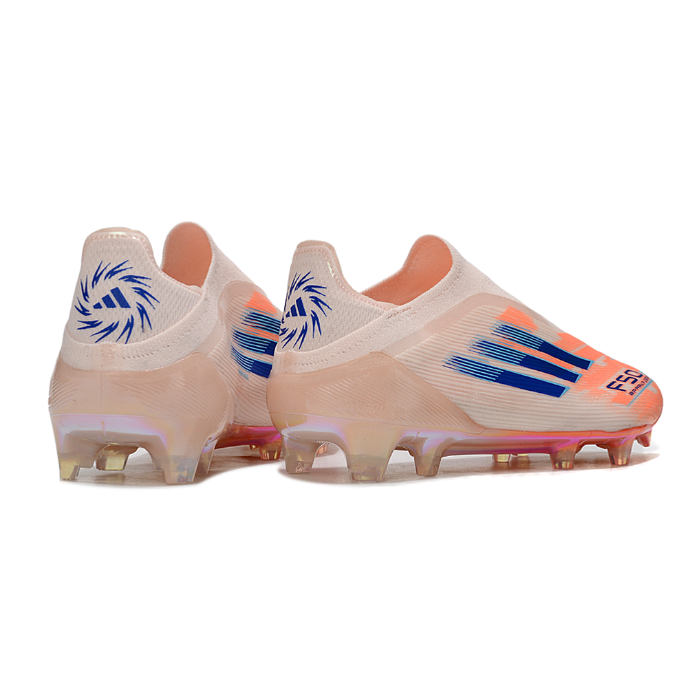 Chuteira Campo Adidas F50 LL FG Rosa e Azul