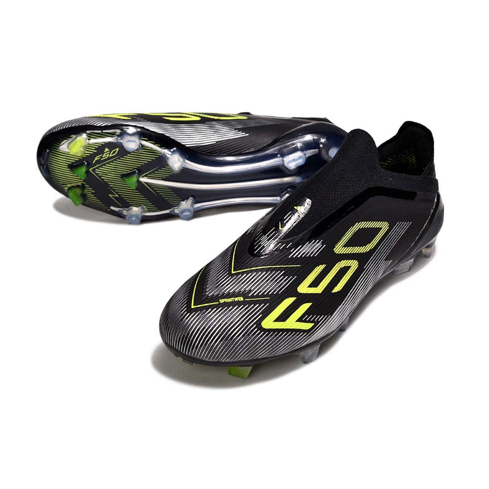 Chuteira Campo Adidas F50 LL FG Preto e Verde