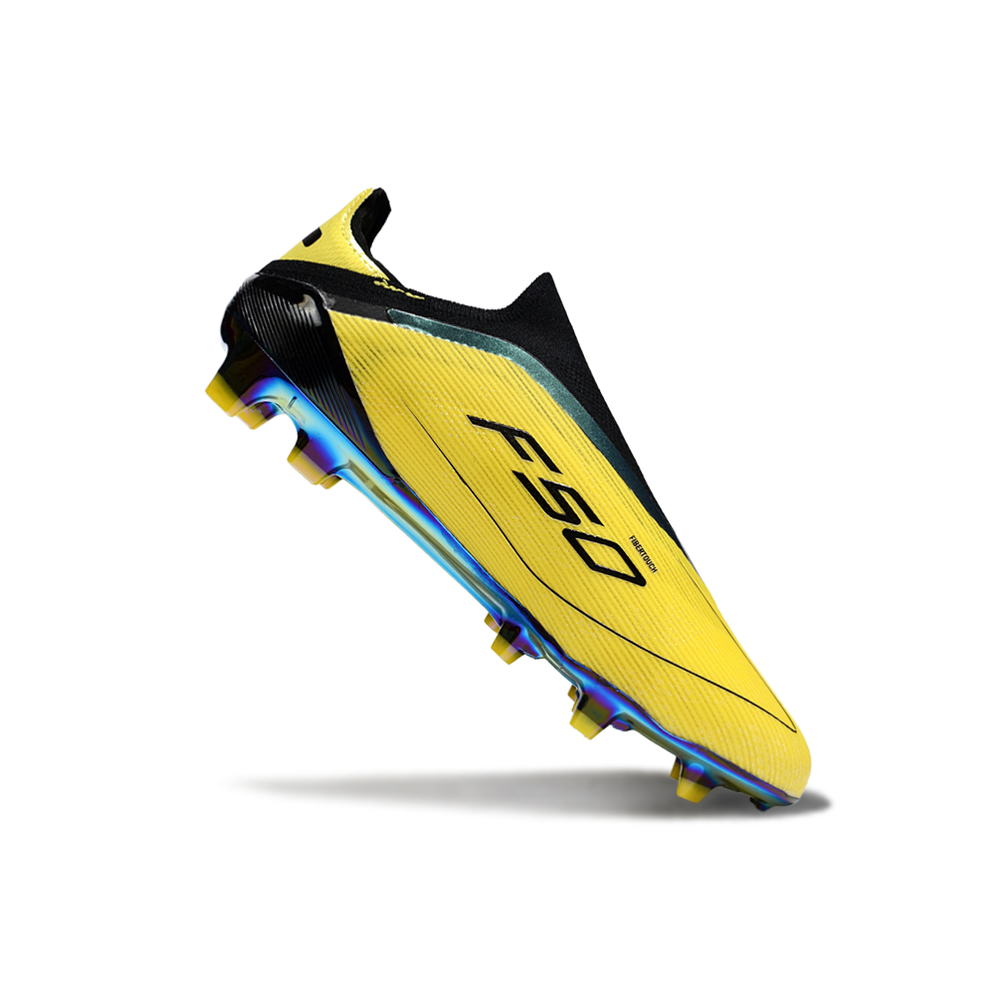 Chuteira Campo Adidas F50 LL FG Amarelo e Preto