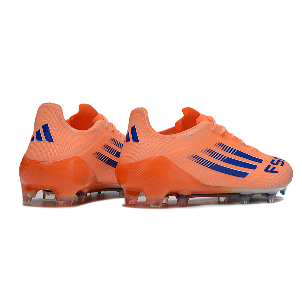 Chuteira Campo Adidas F50 FG Laranja e Azul