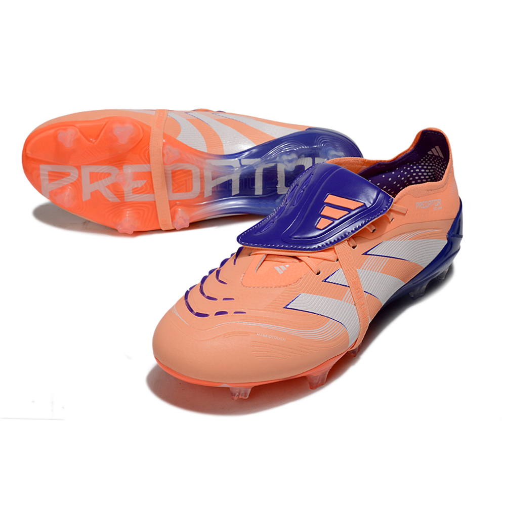 Chuteira Campo Adidas Predator FT 30 Elite FG Laranja e Azul