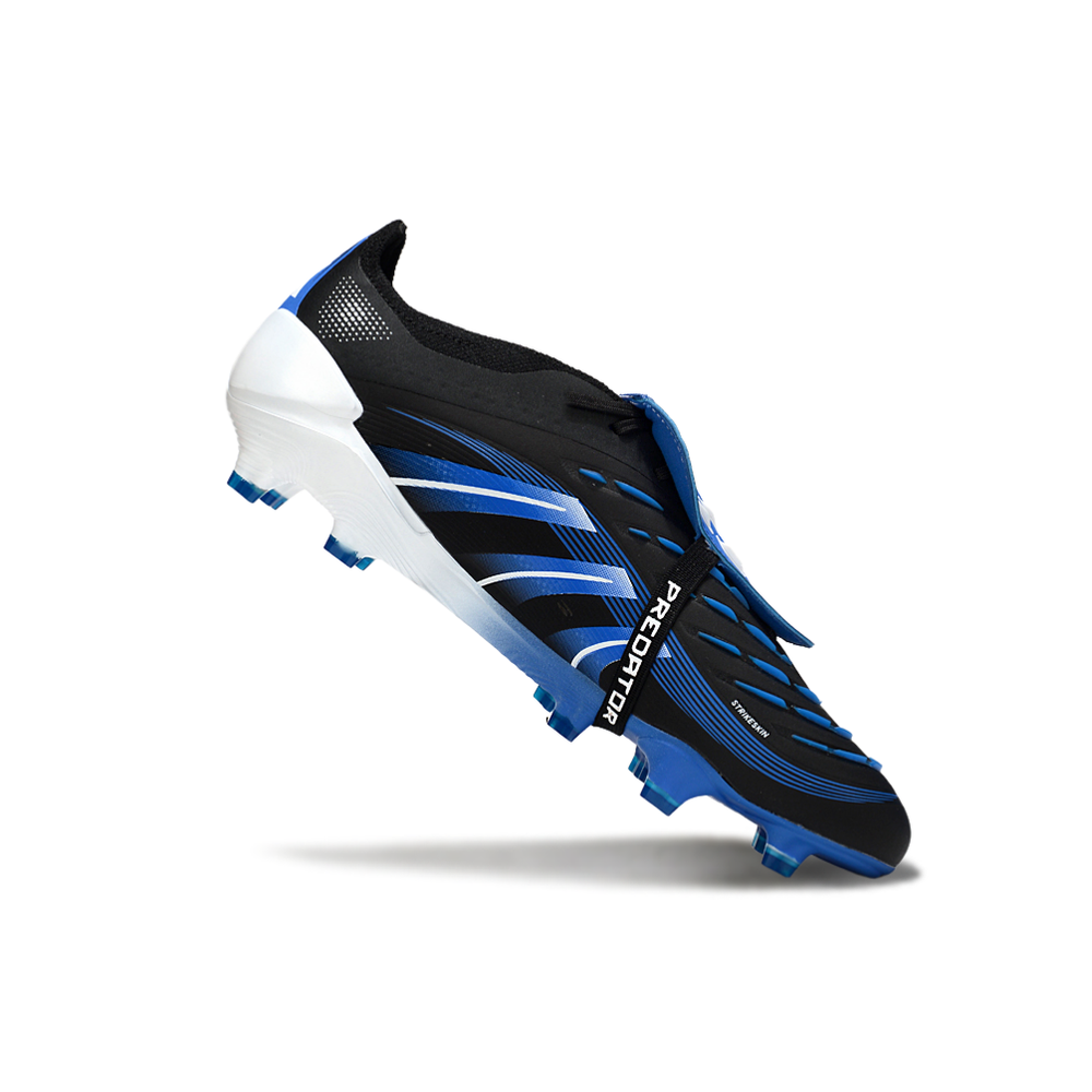 Chuteira Campo Adidas Predator FT 30 Elite FG Preto e Azul