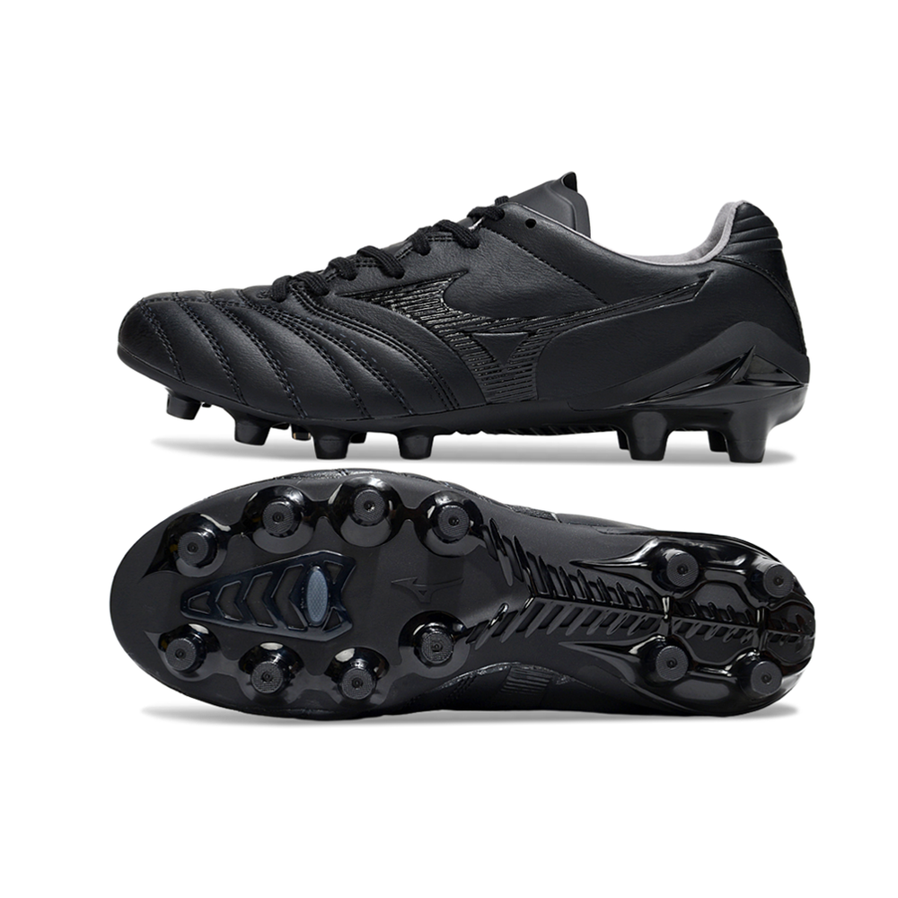 Chuteira Campo Mizuno Morelia Neo 4 Beta FG ''Innovation'' Preto