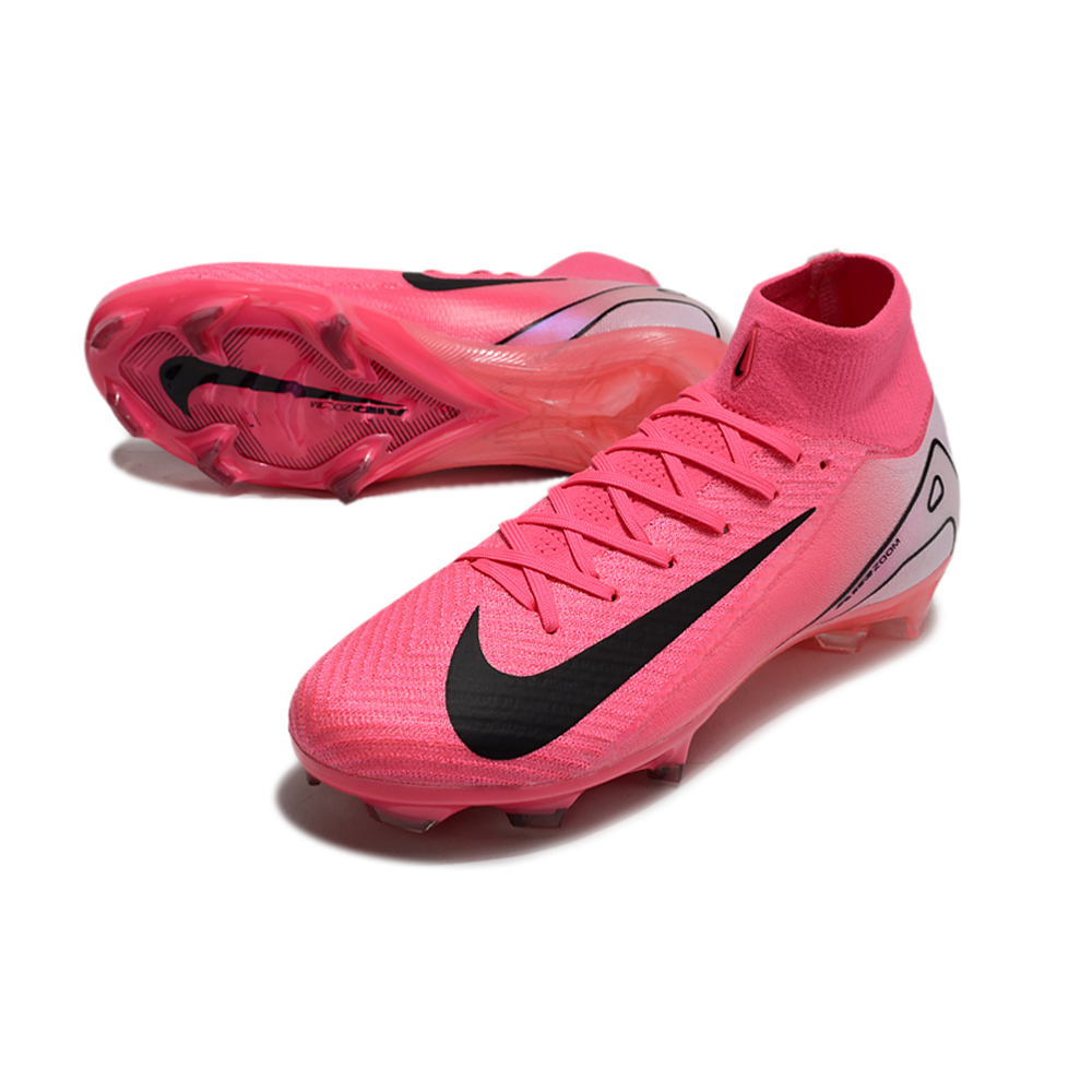 Chuteira Campo Nike Air Zoom Mercurial Superfly 10 Elite FG Rosa