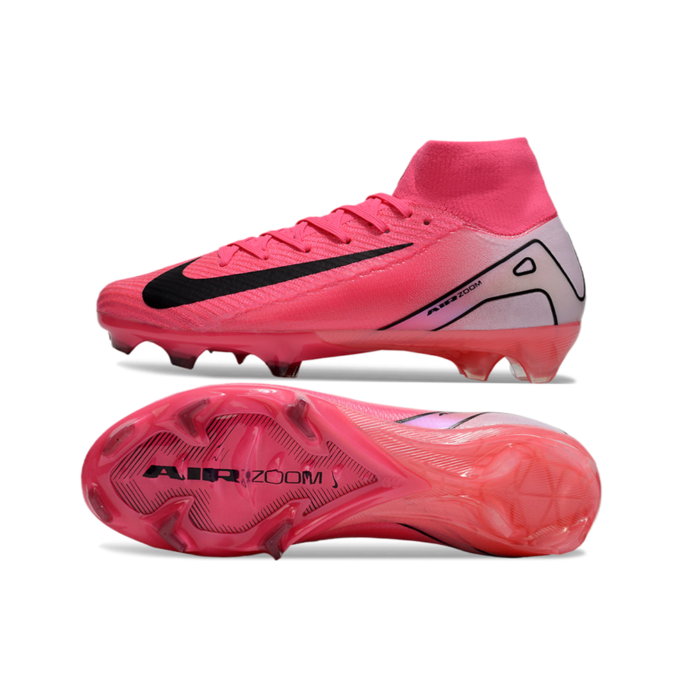 Chuteira Campo Nike Air Zoom Mercurial Superfly 10 Elite FG Rosa