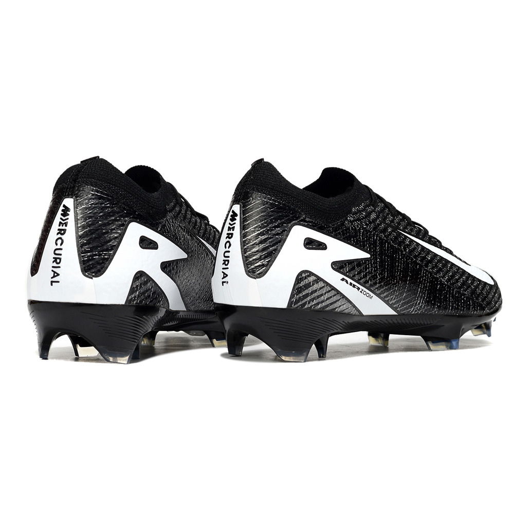 Chuteira Campo Nike Air Zoom Mercurial Vapor 16 Elite FG Preto e Branco