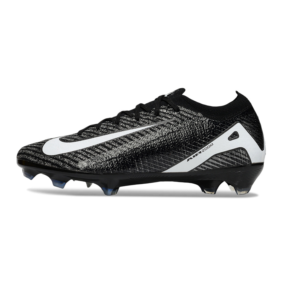 Chuteira Campo Nike Air Zoom Mercurial Vapor 16 Elite FG Preto e Branco