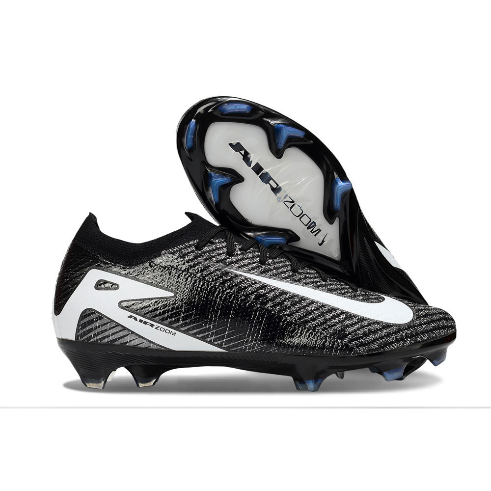 Chuteira Campo Nike Air Zoom Mercurial Vapor 16 Elite FG Preto e Branco