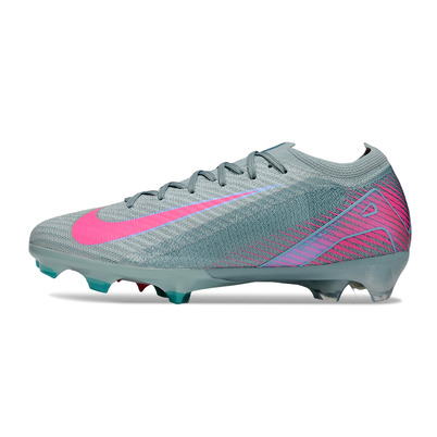 Chuteira Campo Nike Air Zoom Mercurial Vapor 16 Elite FG Azul e Rosa