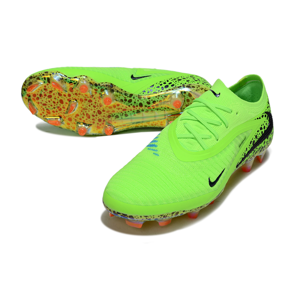 Chuteira Campo Nike Phantom GX 3 Elite FG Verde e Preto