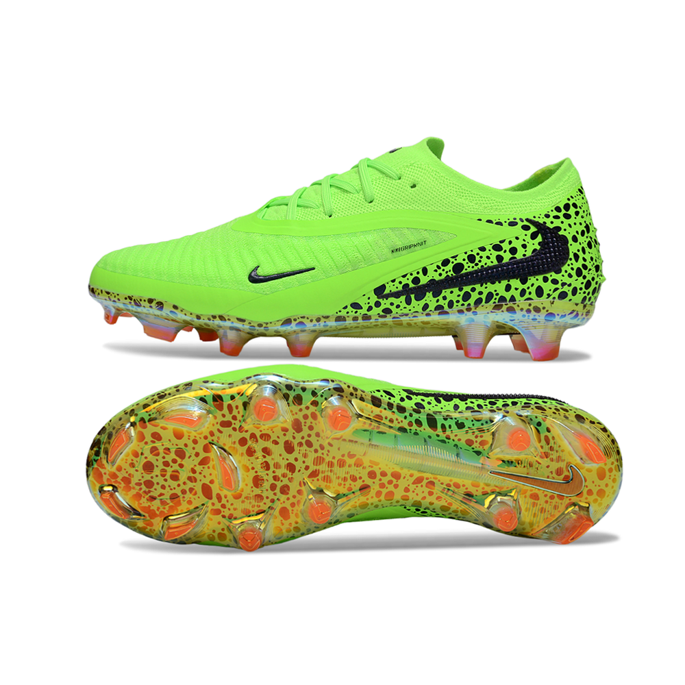 Chuteira Campo Nike Phantom GX 3 Elite FG Verde e Preto