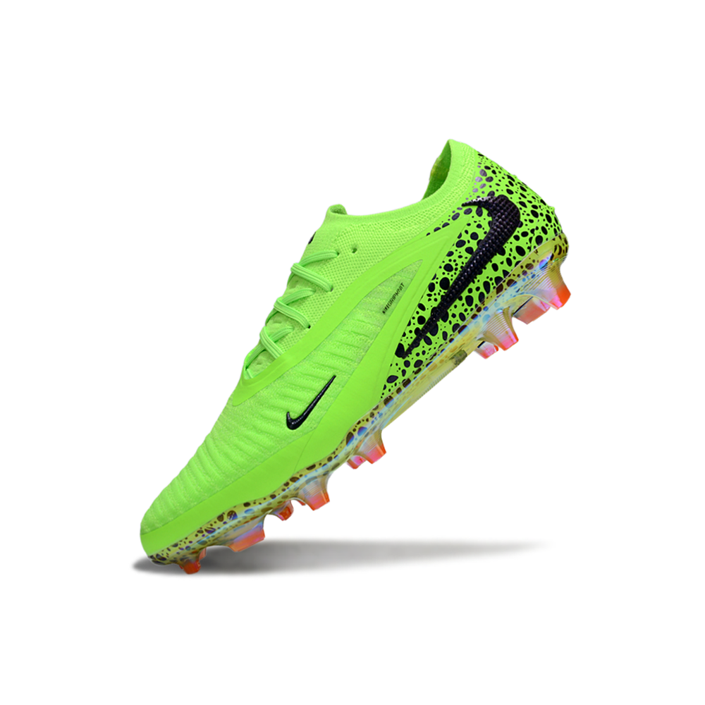Chuteira Campo Nike Phantom GX 3 Elite FG Verde e Preto