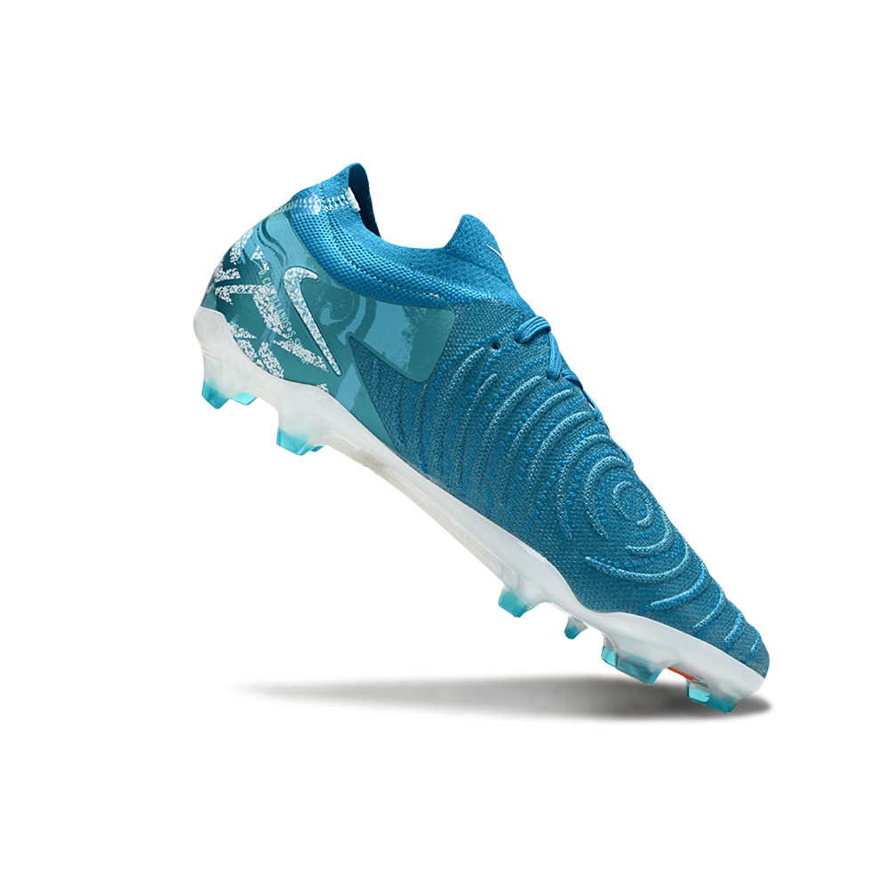 Chuteira Campo Nike Phantom GX 2 Elite FG Azul e Branco