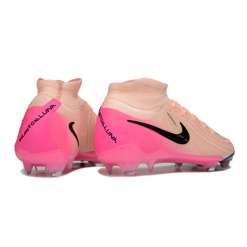 Chuteira Campo Nike Phantom Luna 2 Elite FG Rosa e Preto