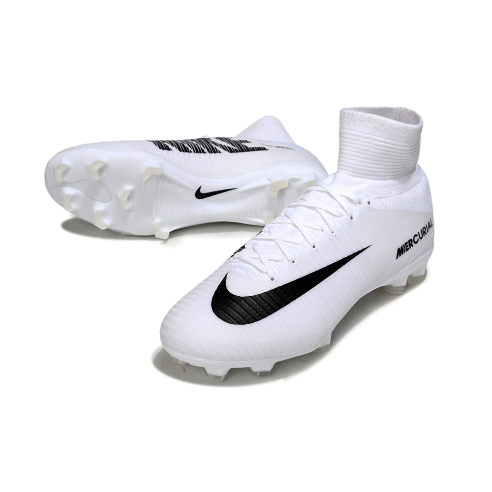Chuteira Campo Nike Retrô Mercurial Superfly 5 Branco