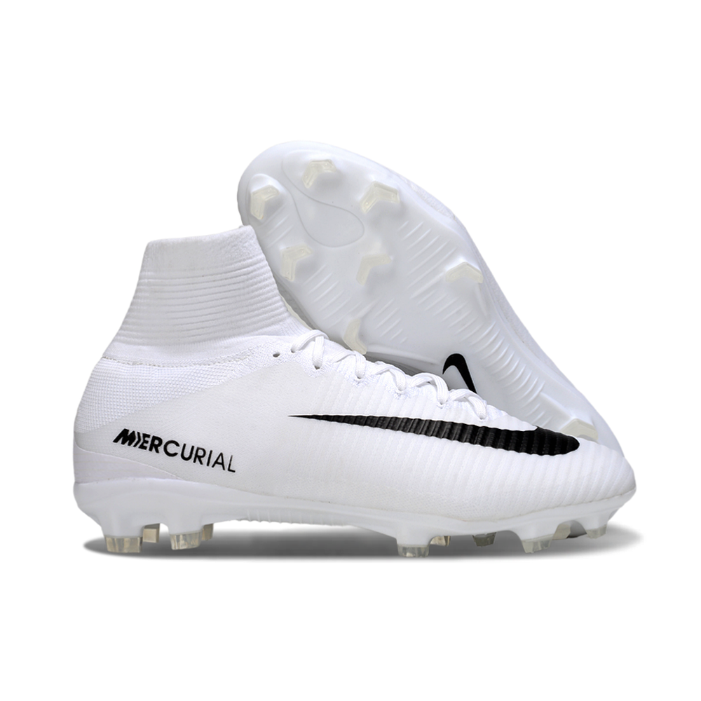 Chuteira Campo Nike Retrô Mercurial Superfly 5 Branco
