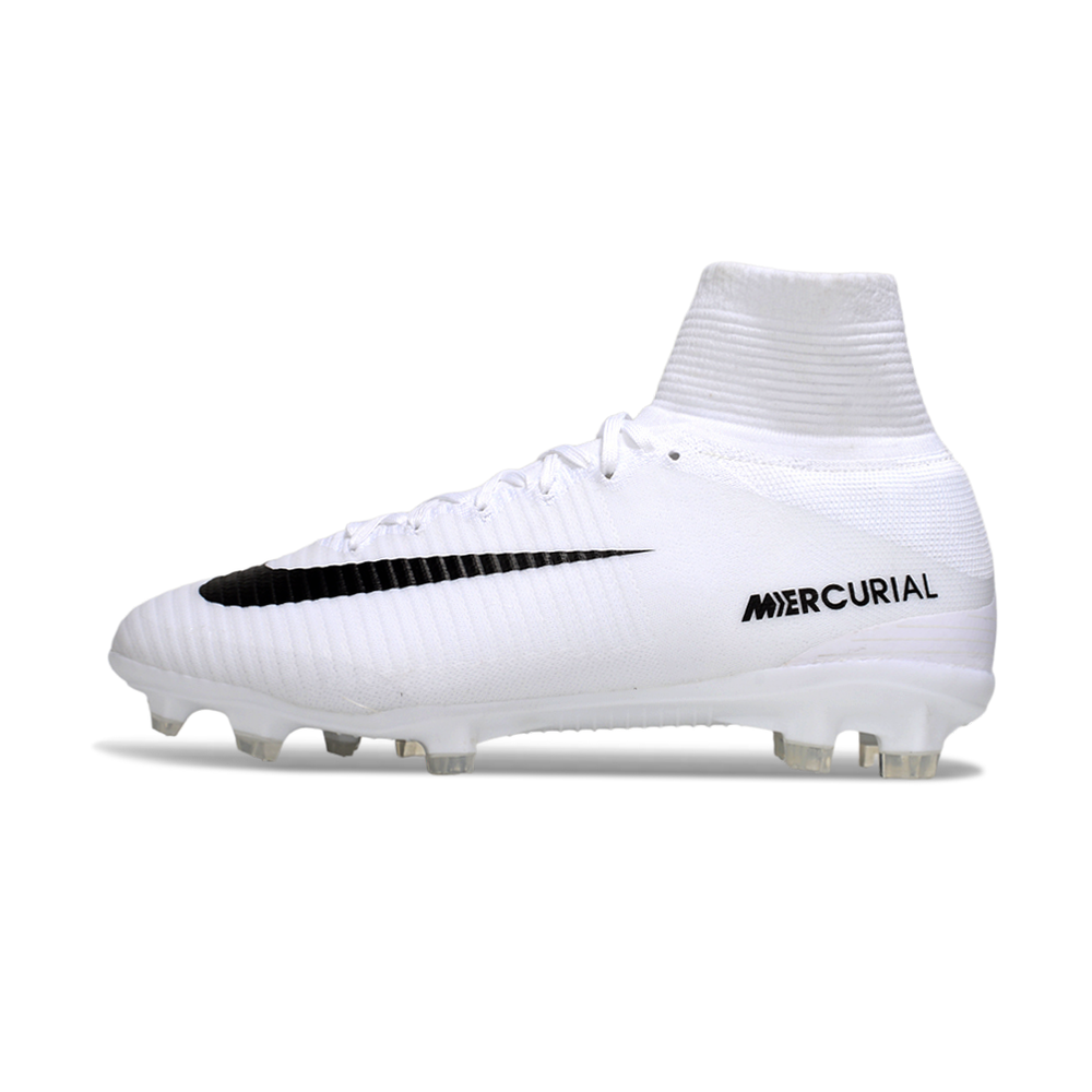 Chuteira Campo Nike Retrô Mercurial Superfly 5 Branco