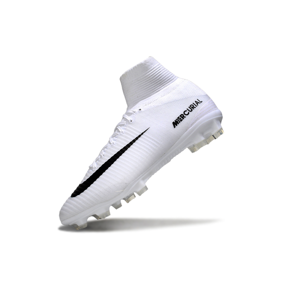 Chuteira Campo Nike Retrô Mercurial Superfly 5 Branco
