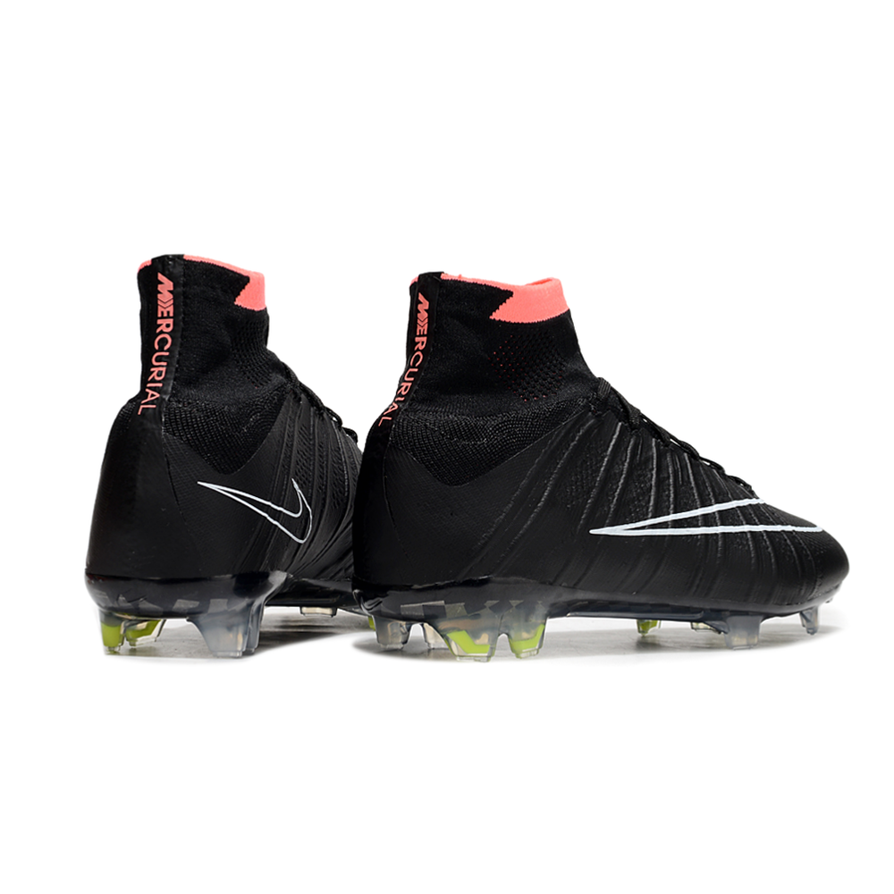 Chuteira Campo Nike Retrô Mercurial Superfly 4 FG Preto