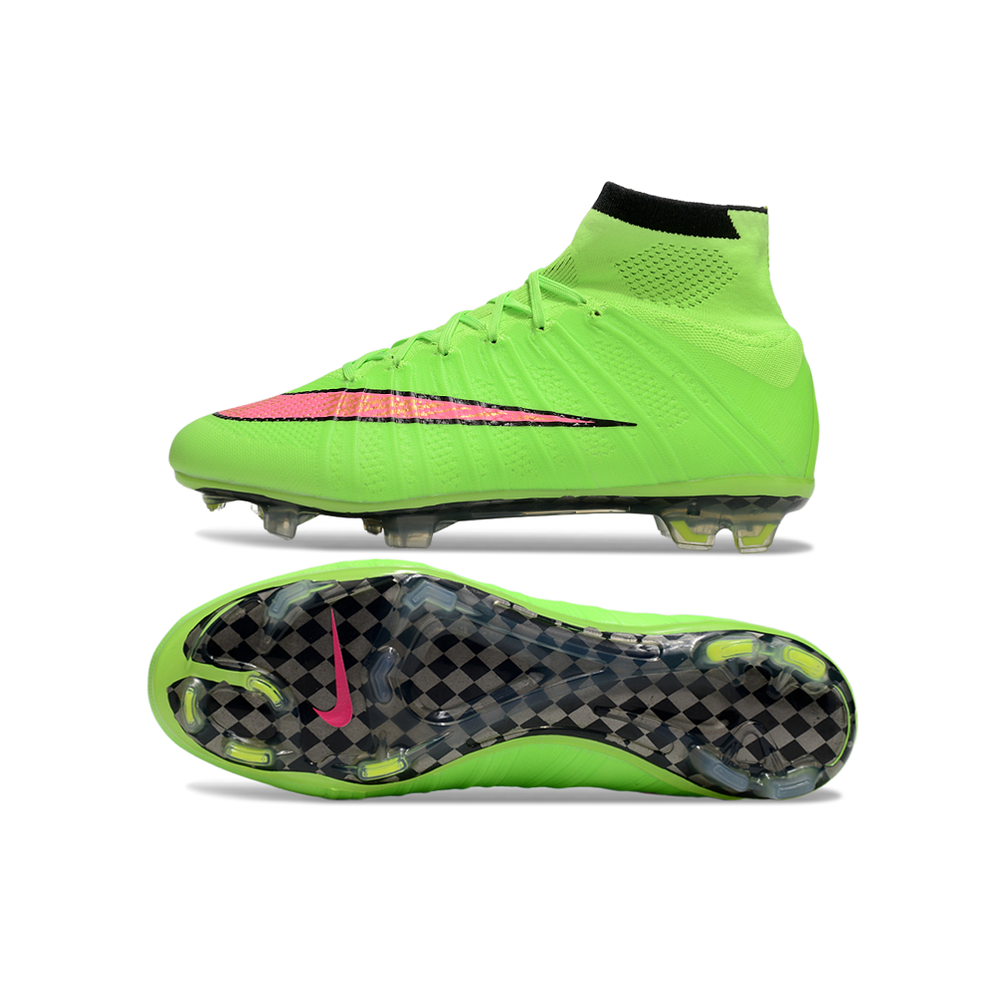 Chuteira Campo Nike Retrô Mercurial Superfly 4 FG Verde