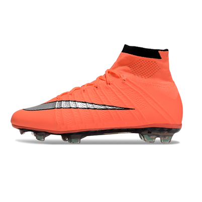 Chuteira Campo Nike Retrô Mercurial Superfly 4 FG Vermelho e Prata