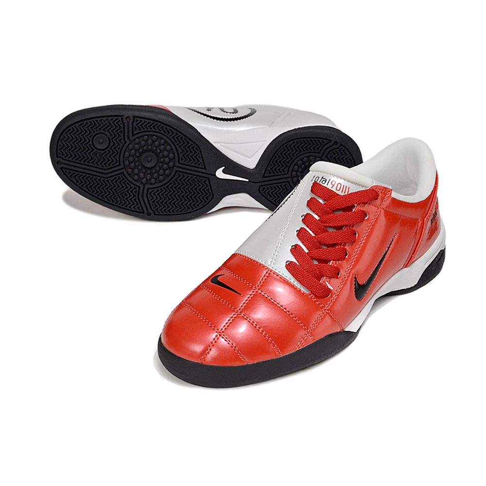 Chuteira Futsal Nike Total 90 IC Vermelho e Branco