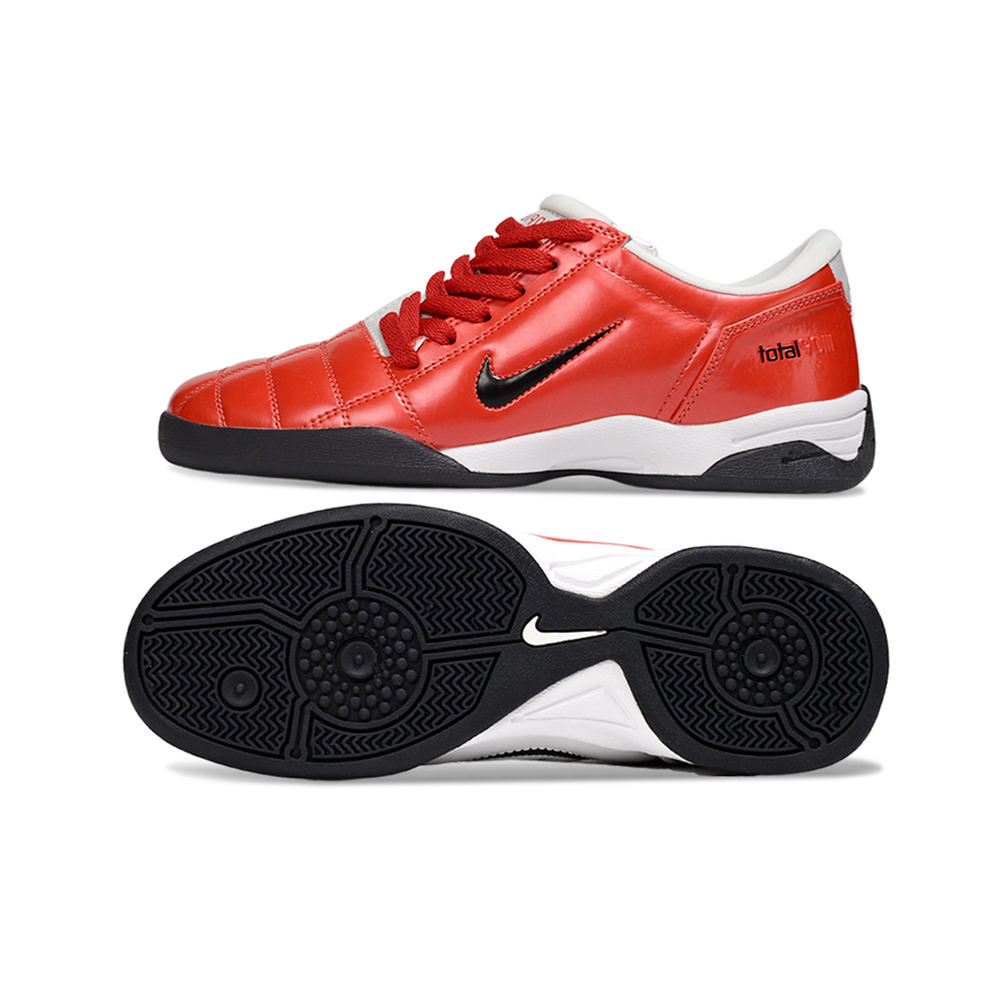 Chuteira Futsal Nike Total 90 IC Vermelho e Branco