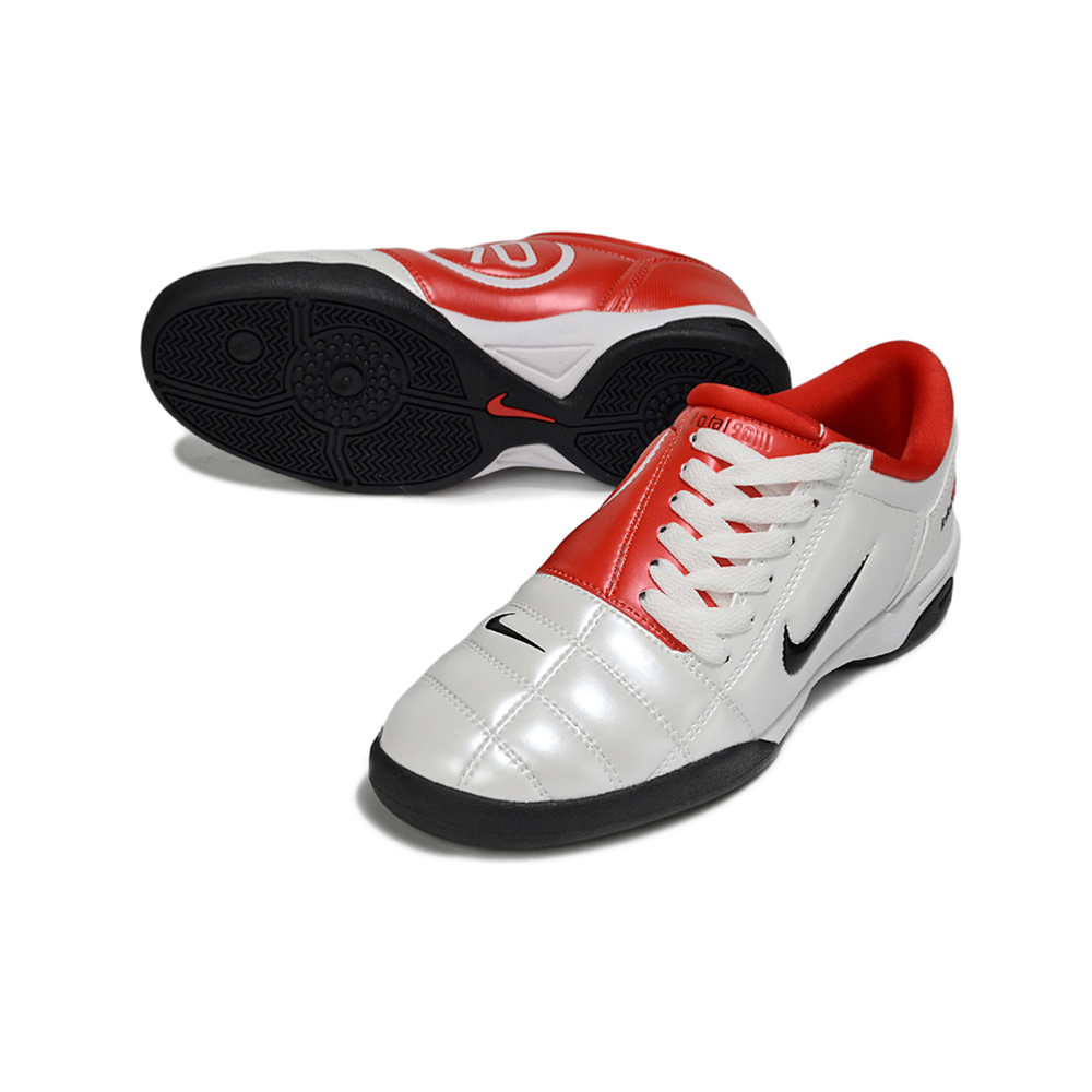 Chuteira Futsal Nike Total 90 IC Vermelho e Prata