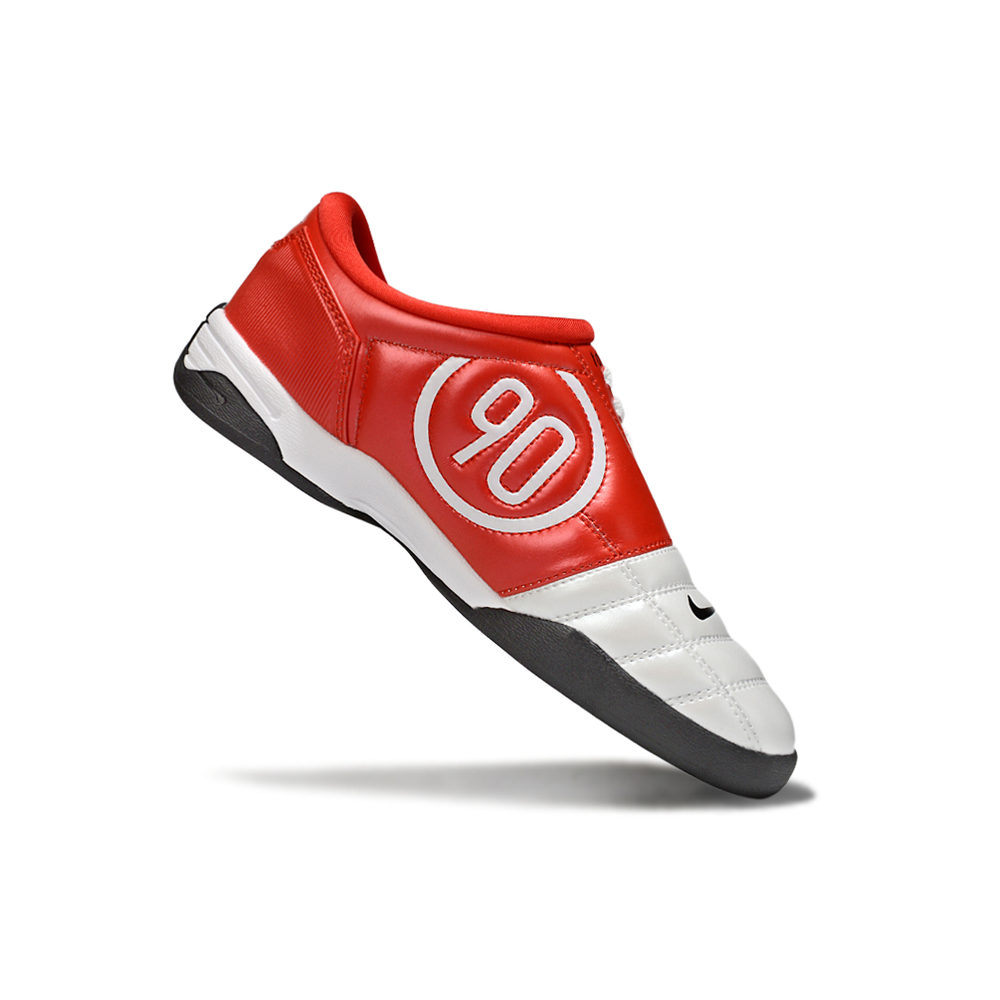 Chuteira Futsal Nike Total 90 IC Vermelho e Prata