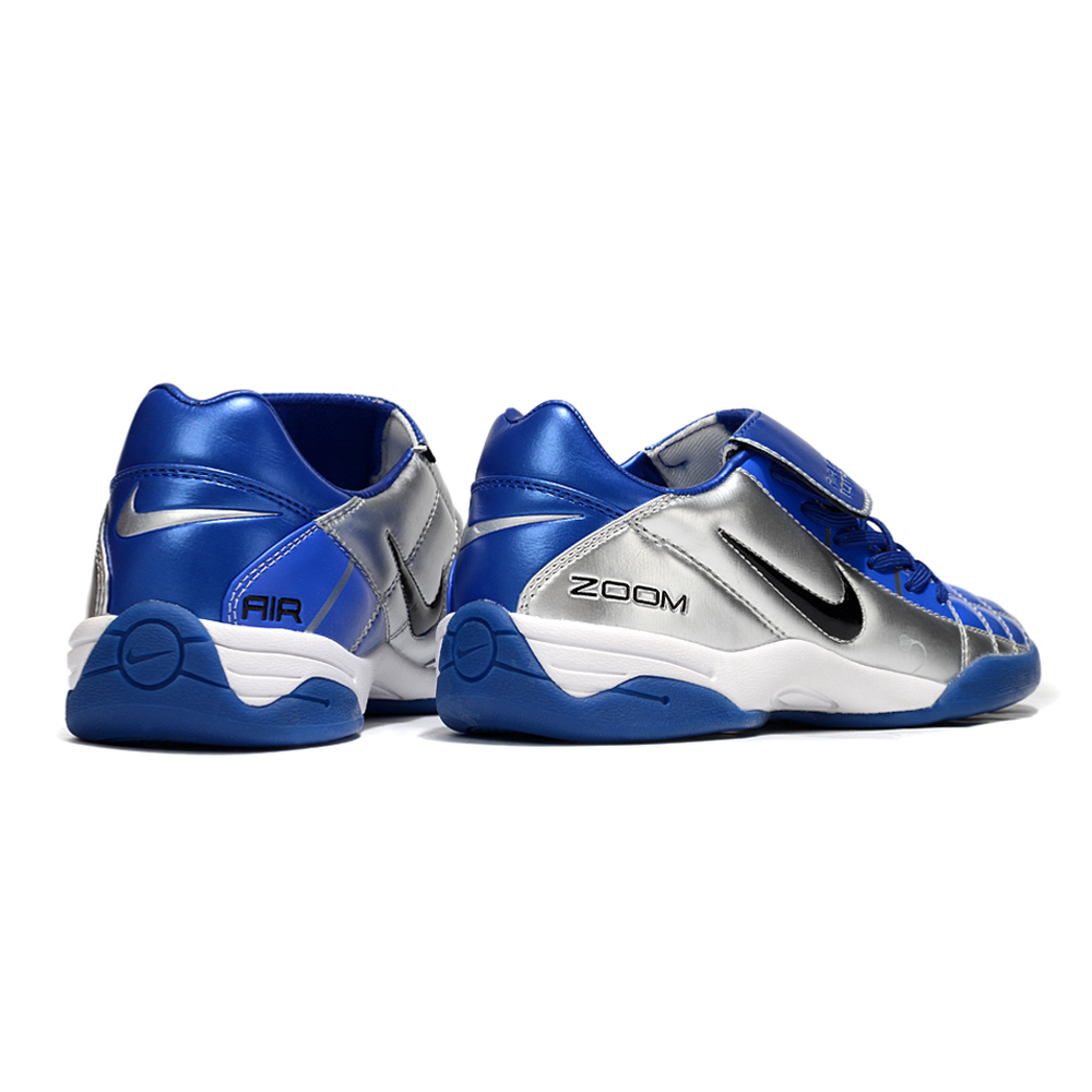 Chuteira Futsal Nike Total 90 IC Azul e Prata