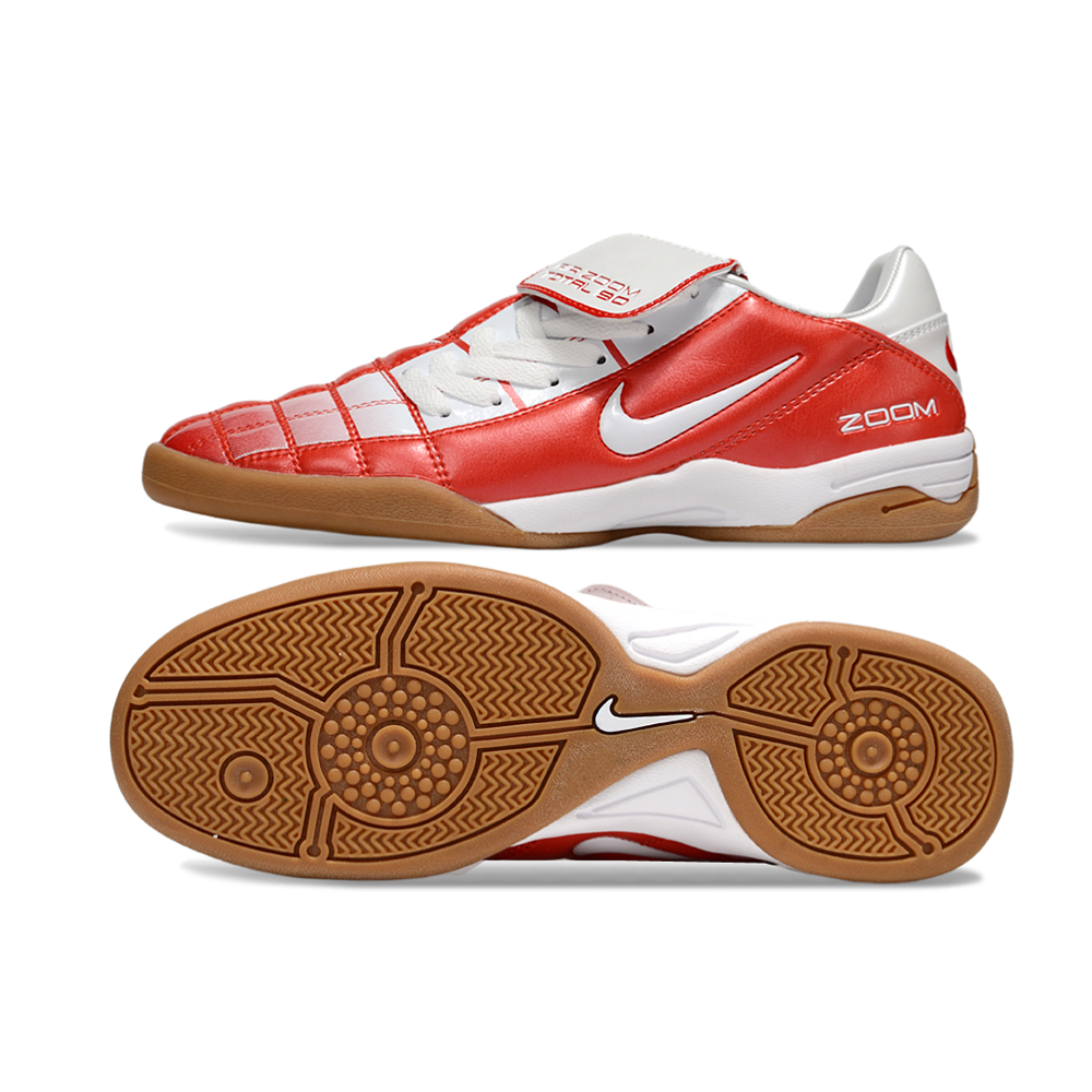 Chuteira Futsal Nike Total 90 IC Vermelho e Branco
