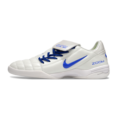 Chuteira Futsal Nike Total 90 IC Branco e Azul