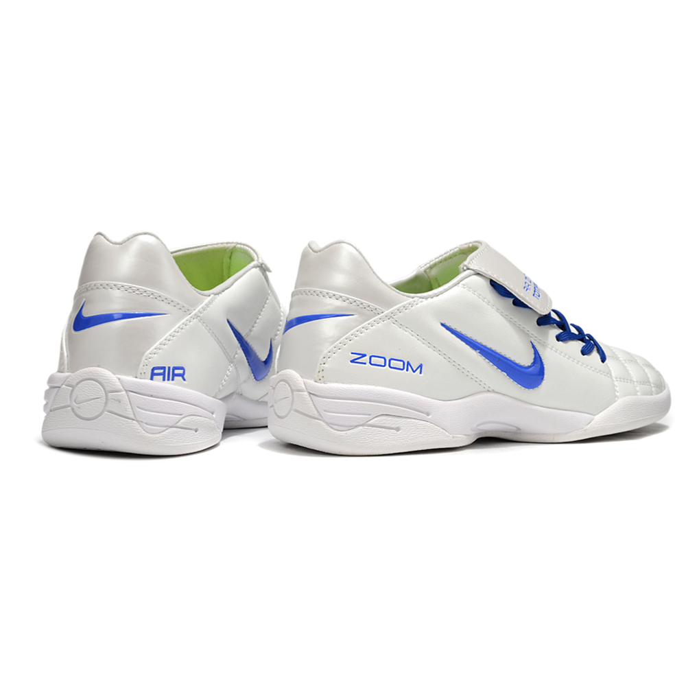 Chuteira Futsal Nike Total 90 IC Branco e Azul