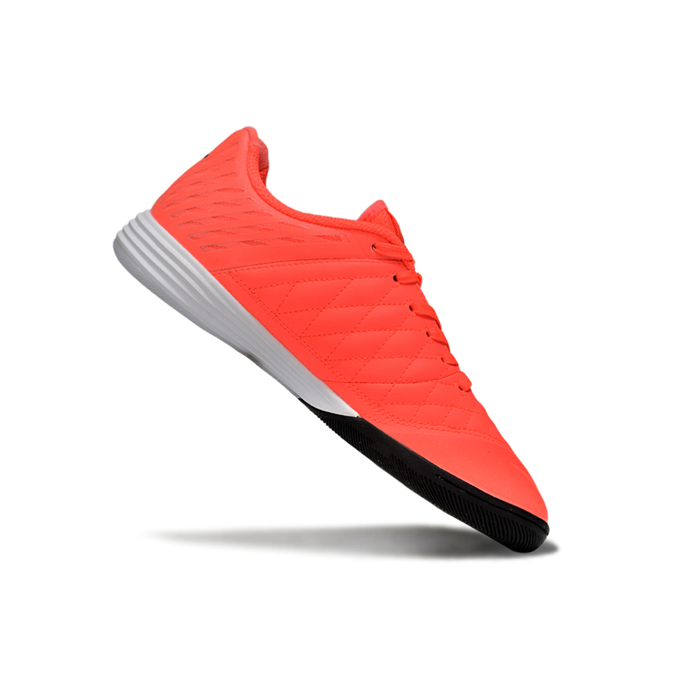 Chuteira Futsal Nike Lunar Gato II IC Laranja, Branco e Preto