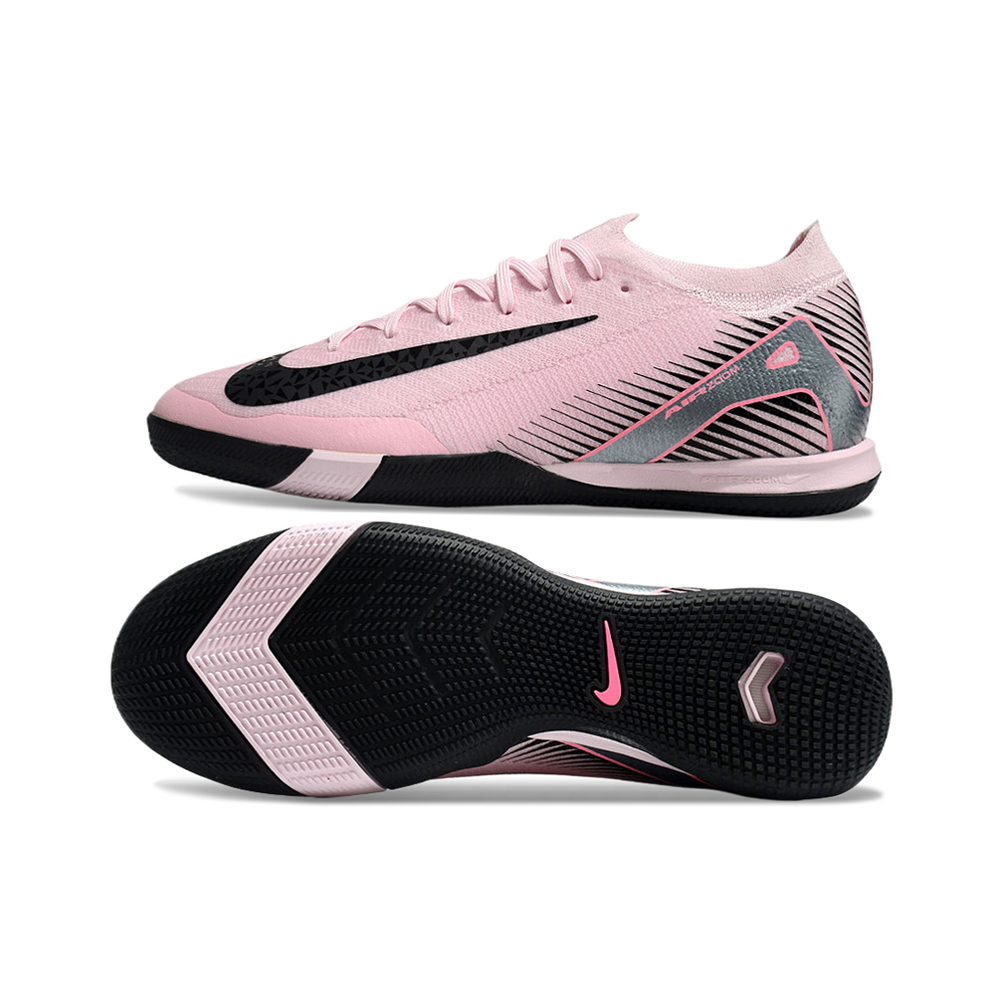 Chuteira Futsal Nike Air Zoom Mercurial Vapor 16 Elite IC Rosa e Preto
