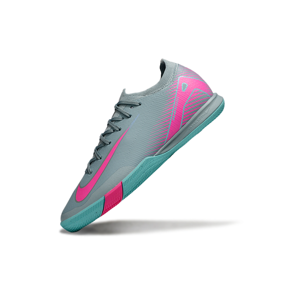 Chuteira Futsal Nike Air Zoom Mercurial Vapor 16 Elite IC Azul e Rosa