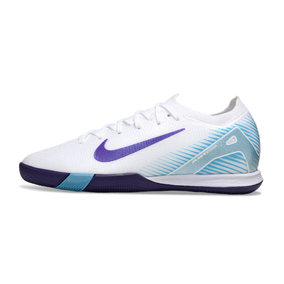 Chuteira Futsal Nike Air Zoom Mercurial Vapor 16 Elite IC Branco, Azul e Roxo