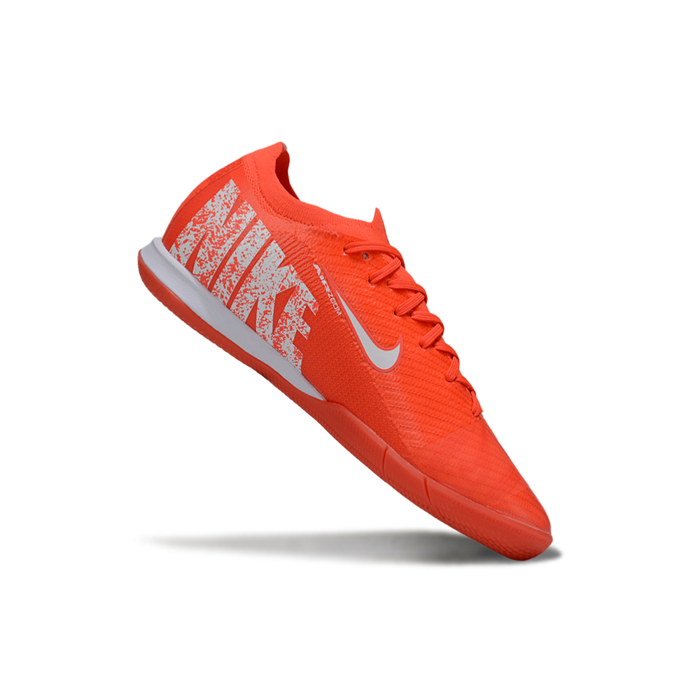 Chuteira Futsal Nike Air Zoom Mercurial Vapor 16 Elite IC Vermelho e Branco