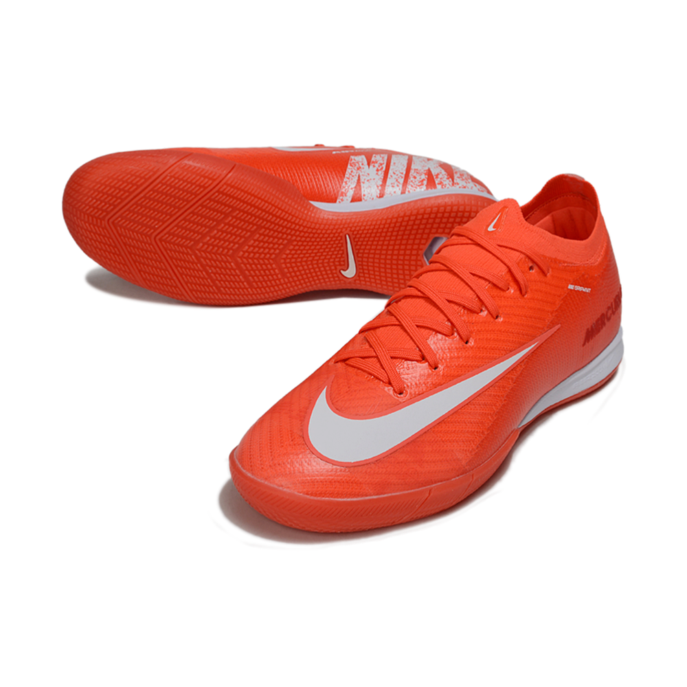 Chuteira Futsal Nike Air Zoom Mercurial Vapor 16 Elite IC Vermelho e Branco