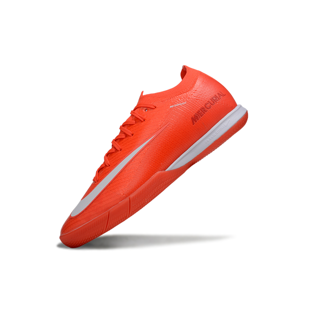 Chuteira Futsal Nike Air Zoom Mercurial Vapor 16 Elite IC Vermelho e Branco