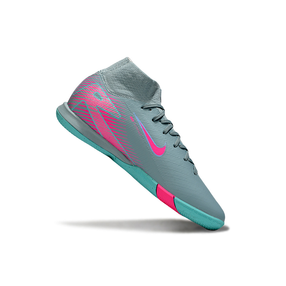 Chuteira Futsal Nike Air Zoom Mercurial Superfly 10 Elite IC ''Prism''  Azul e Rosa