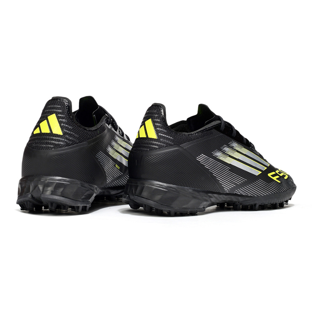 Chuteira Society Adidas F50 TF ''Electric Stealth'' Preto e Verde