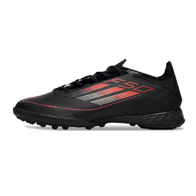 Chuteira Society Adidas F50 TF Preto e Vermelho